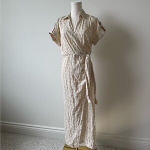 Zara Cotton Wrap Dress